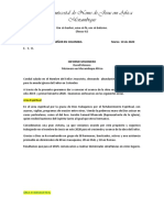  Informe Misionero Mozambique Marzo 2020