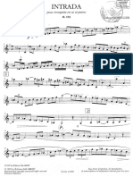 A. Honegger - Intrada (Incluye Parte de Piano) (Trompeta C) PDF