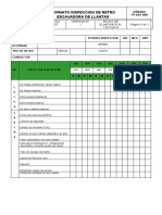 FT-SST-099 (Formato Inspección de Retro Escabadora de Llantas)