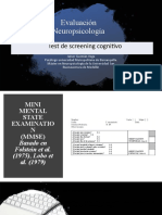 Test de Screening Cognitivo - (MMSE) y (MoCA) .