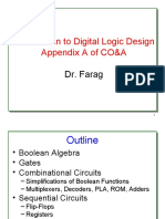 Introduction To Digital Logic Design Appendix A of CO&A: Dr. Farag