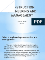 Costruction Engineering and Management