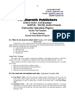 House Property Exam QP - 9-12-19