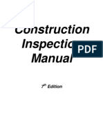 Construction Inspection Manual