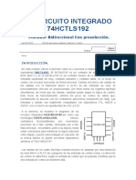 El Circuito Integrado 74HCTLS192