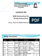 8086 Instruction Set String Instruction: Assist. Prof. Dr. Hadeel Nasrat Abdullah