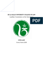 3 - Civil Law - Green Notes PDF