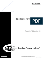 ACI 308.1M-11 Specification For Curing Concrete (Metric)