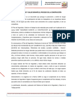 Plan de Seguridad y Salud Durante El Proceso de La Construcción