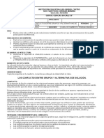 Guía 7 Los Conflictos Entre Grupos y Alternativas de Solución. Ciencias Sociales 9° Colcastro 2020