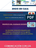 5-Comunicación Con Los Agentes Educativos en Un Trabajo Remoto.