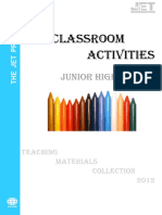 Classroom Activities: Junior High School