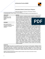 Paper 1 2020.2.2 Research Productivity of Select Secondary Schools in Central Luzon Philippines