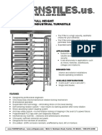 Turnstiles TITAN Industrial Full Height