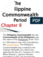 The Philippine Commonwealth Period