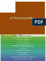 La Técnica Jurídica