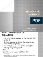 Numerical Methods: Biplove Pokhrel Teaching Assistant, WRC