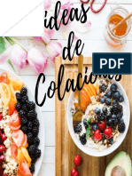 Idea de Colaciones y Recetas para La Merienda