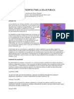 El Valor de La Estadística para La Salud Pública