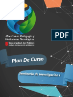 Plan de Curso - Seminario de Investigación I