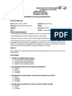 EVALUACION DIAGNOSTICA E. FÍSICA 2do BGU