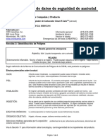 MSDS - Vistony Limpia Carburador