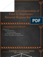 Minimizing Contamination of Food by Employees: Personal Hygiene Strategies