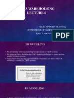 Data Warehousing: Engr. Madeha Mushtaq Department of Computer Science Iqra National University