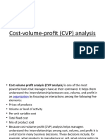 Cost-Volume-Profit (CVP) Analysis SRMS