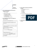 Unit 5 Test: Dimension - Oral Communication Competence 1 - Listening