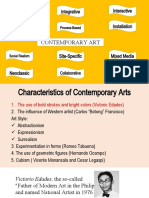 L5 Characteristics of Contemporary Arts