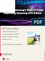 Us 20 Chao Breaking Samsung's Root of Trust Exploiting Samsung Secure Boot