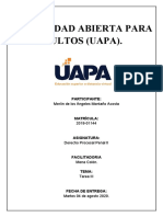 Tarea 3 de Derecho Procesal Penal II