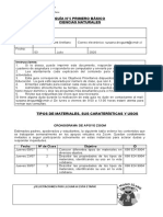 1°B Guía N°5 Ciencias Naturales