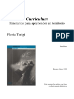 Terigi - Curriculum. Itinerarios para Aprehender Un Territorio. Cap II-Selección