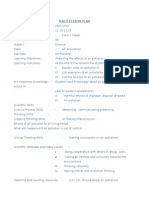 Daily Lesson Plan of Air Pollution 26 Jul 1na