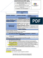 GUÍA TRANSVERSAL Español y Ciencias Naturales 7°