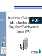 Determination of Total Sulfur by PFPD