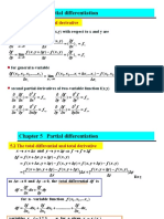 Chapter 5 Partial Differentiation: 5.1 Definition of The Partial Derivative