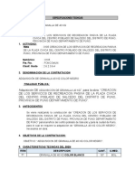 2674 ESPECIFICACIONES TECNICAS TERRAZO Insumos Marpi Ok