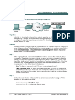 Lab 2.5.1 Configuring An Asynchronous Dialup Connection: Objective