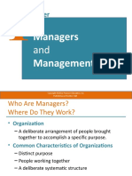 Chapter 01 Managers and Management