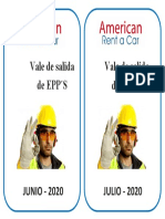 Formato para Vales de Salida