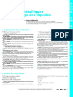 (BM 6 593) Réservoirs Métalliques Pour Stockage Des Liquides PDF