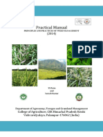 Weed Manegement Practical Manual SSR SK