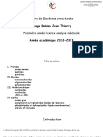 Cours Biochimie Structurale PDF