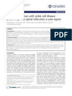 A 19-Year-Old Man With Sickle Cell Disease Presenting With Spinal Infarction: A Case Report