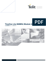 Tinyone Lite 868Mhz Module User Guide