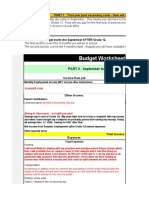 Jimmy Rivard - Post Secondary Budget - Monthly Budget Spreadsheet 1