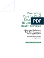 Promoting Care For Child Development in Community Health Services